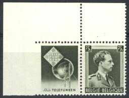 België PU105 ** - Witte Rand - Telefunken - Nuevos