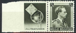 België PU105 ** - Witte Rand - Telefunken - Ungebraucht