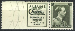 België PU107 ** - Gebogen Lijnen In Rand - Charm Dugniolle - Mint