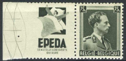 België PU109 ** - Gebogen Lijnen In Rand - Epeda - Mint