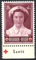 België PU187 ** - Prinses Josephine-Charlotte - Pubs Onderaan - Santé - Nuevos