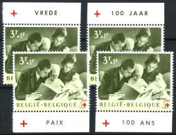 België PU188-190-194-199 ** - Prins Albert - Prinses Paola - Pubs  - Mint