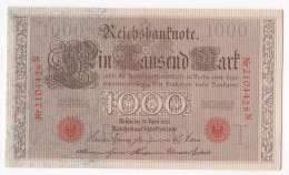 1000 Mark 21 Avril 1910. Serie : Nr 2104428 N, Billet Neuf , No Circulé - 1.000 Mark