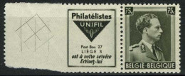 België PU119 ** - Gekruiste Lijnen In Rand - Philatélistes Unifil - Mint