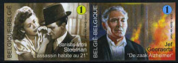 België 3764/65 ON - Literatuur - Detectiveroman - Steeman - Geeraerts - 2008 - Ongetand - Non Dentelé - 2001-…