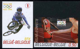 België 3797/98 ON - Sport - Olympische Spelen In Peking - Jeux Olympiques - BMX - 2008 - Ongetand - Non Dentelé - 2001-…