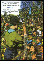 België BL142 ON - Europa 2007 - 100 Jaar Scouts - Centenaire Du Scoutisme  - Lord Baden Powell - Ongetand - Non Dentelé - 2001-…