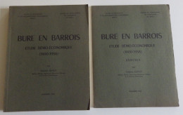 GUYOT - Bure-en-Barrois. Etude Démo-économique (1800-1958) 1958 TBE Meuse Nucléaire Cigéo Radioactivité - Lorraine - Vosges