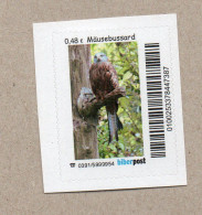 042] BRD - Privatpost Biberpost - Mäusebussard (Buteo Buteo) - Privées & Locales