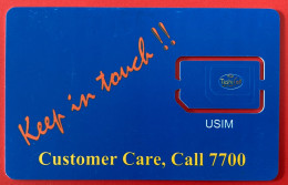 Bhoutan Bhutan Tashi Cell Telecom USIM  Operator 2G 3G 4G 5G Prepaid SIM Card Large Nano Standard - Bhutan