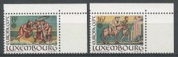 LUXEMBOURG 1983 N° 1024/1025 ** Neufs MNH Superbes C 6 € Génie Humain Mignatures Parabole Samaritain Codex Aureus - Nuevos