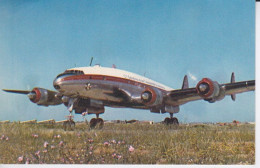 AVIATION - AVION - CONSTELLATION - COMPAGNIE AERIENNE ALEGERIE - QUADRIMOTEUR LOCKHEED - 1946-....: Era Moderna