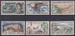 TIMBRE AOF SERIE DAKAR POSTE AERIENNE N° 22/28 NEUFS * GOMME CHARNIERE PROPRE - Neufs