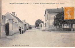 91 - MORSANG SUR SEINE - SAN66329 - La Mairie Et Route Conduisant Au Vieux Garçon - Morsang Sur Orge