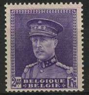 België 322 ** - Koning Albert I - "Albert Met Kepi" - 2,45F Violet - 1931-1934 Mütze (Képi)