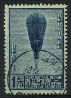 België 354 - Ballon Piccard - 1,75F - Gestempeld - Usados