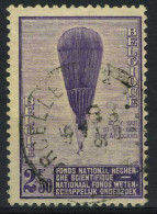 België 355 - Ballon Piccard - 2,50F - Gestempeld - Gebruikt