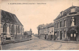 76 - SAN63084 - ALLOUVILLE BELLEFOSSE - Route D'Yvetot - Allouville-Bellefosse