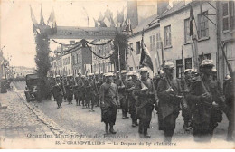 60 - SAN62937 - GRANDVILLIERS - Grandes ManÅuvres De Picardie - Le Drapeau Du 39e D'Infanterie - Grandvilliers