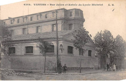 92 - SAN63291 VANVES - Rue Julien Et Entrée Du Lycée Michelet - Vanves