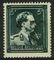 België 724W ** - Leopold III Met "V" En "kroon" - Ghislenghien - Met Opdruk Nieuwe Waarde 4,50 - 1946 -10 %