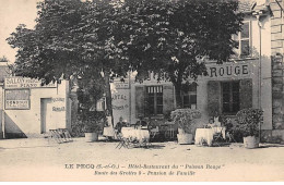 78 - LE PECQ - SAN65983 - Hôtel Restaurant Du "Poisson Rouge" - Route Des Grottes - Pension De Famille - Le Pecq