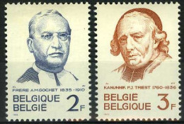 België 1214/15 * - Broeder Alexis-Marie Gochet - Kanunnik Triest - Unused Stamps