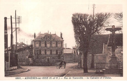 95 - SAN63458 - ASNIERES SUR OISE - Rue De Touteville - Le Calvaire Et L'Usine - Asnières-sur-Oise