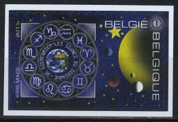 België 4095a - Sterrenbeelden - Signes Du Zodiaque - Witte Rand Rond De Tanding - Bord Blanc Autour De La Dentelure - Neufs