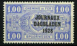 België JO8a * - Postpakketzegels Met Opdruk "Journaux - Dagbladen 1928" - Ultramarijn - Outremer - Periódicos [JO]