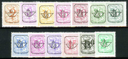 België PRE780/PRE792 ** - 1967 - Cijfer Op Heraldieke Leeuw - Chiffre Sur Lion Héraldique - Preo Reeks 60 - 13w. - P1 - Typografisch 1951-80 (Cijfer Op Leeuw)