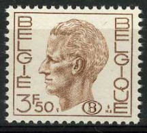 België S64P2 ** - Koning Boudewijn - Type Elström - 3,50 Bruin - WIT Papier - BLANC - Dienstzegels - Timbres De Service - Mint