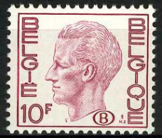 België S71P5 ** - Koning Boudewijn - Elström - 10F Rozelila -  POLYVALENT Papier - Dienstzegels - Timbres De Service - Ungebraucht