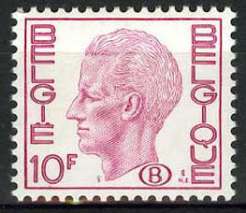 België S71P5a ** - Koning Boudewijn - Elström - 10F Rozelila -  EPACAR Papier - Dienstzegels - Timbres De Service - Ungebraucht