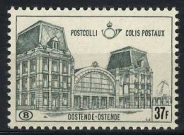 België TR408 ** - Postpakketzegels - Station Van Oostende - Timbres Pour Colis Postaux - Gare D'Ostende - WIT Papier - Other & Unclassified
