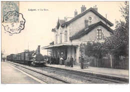 Transport.  N°50692 . Laignes . La Gare .train - Stazioni Con Treni