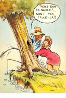 Peche .n°105445 .illustrateur .cabrol .cpsm .tiens Bon La Gaulle !.. Non! Pas Celle La !! .n°313/1 - Pesca