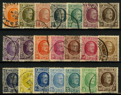 België 190/10 - Koning Albert I - Houyoux - Volledige Reeks - Gestempeld - Oblitéré - Used Stamps