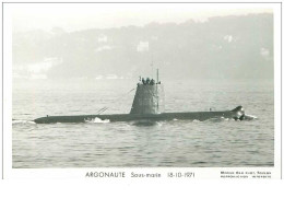 Bateau. N°36021 .argonaute. Sous-marin . 1958/1976.guerre - Sous-marins