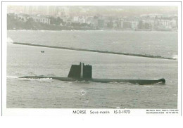 Bateau. N°36045 . Morse. Sous-marin . 1972. Guerre - Onderzeeboten