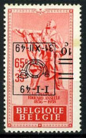 België 803-Cu ** - Edouard Anseele - Omgekeerde Opdruk - Surcharge Renversée - 1931-1960