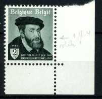 België 965-Cu ** - Keizer Karel - Verticale Streep - Ligne Verticale - 1931-1960