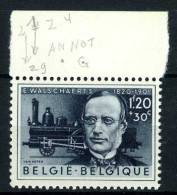 België 975-Cu - Punt Onder "Van Noten" - Point Sous "Van Noten" - 1931-1960