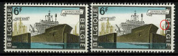 België 1479-Cu ** - Zeekanaal Gent - Rookwolk Raakt De Kader - MNH - 1931-1960