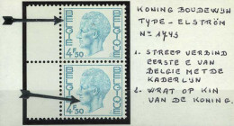 België 1743P4 - Koning Boudewijn - Type Elström - 4,50 Blauw - Andere & Zonder Classificatie