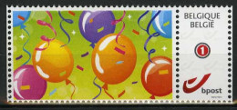 België 4182 - Duostamp - Party - Ballons - Andere & Zonder Classificatie