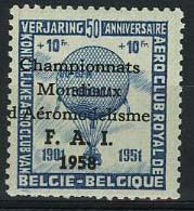 België E77 ** - Wereldkmpioenschappen Modelvliegtuigen - Aéromodélisme - Erinnofilia [E]