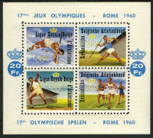 België E79 ** - Olympische Spelen Rome 1960 - Lijntanding - Perforation Linéaire - Erinnofilia [E]