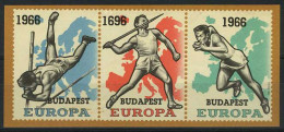 België E98-Cu1 - Europese Atletiekkampioenschappen Te Budapest - Met Jaartal 1696 ! - Erinnophilie [E]