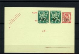 België PK - Postkaart Met Aanvullende Waarden -  "-10%" Met Bijfrankering 724s 2x - Nieuw - 1946 -10 %